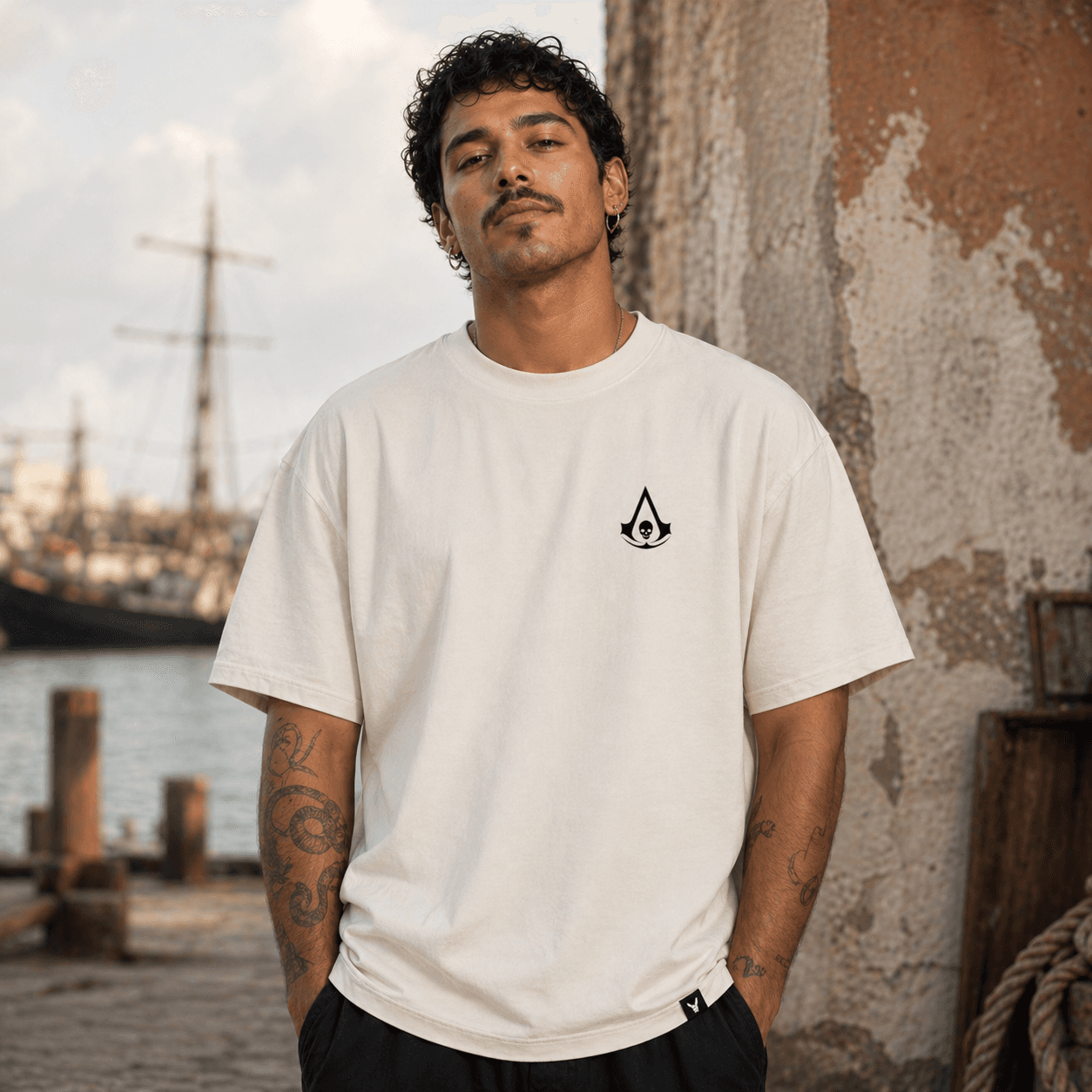 Camiseta AC Black Flag - Imagem 3